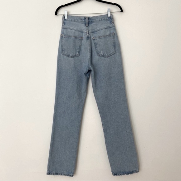Agolde Pinch Waist Kick Flare Jeans in Riptide Light Wash size 24 High Rise - Picture 10 of 11